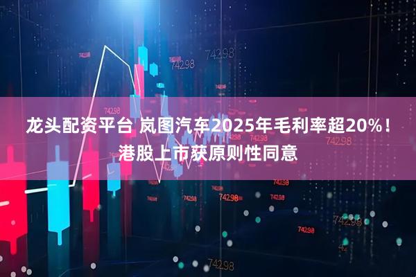 龙头配资平台 岚图汽车2025年毛利率超20%！港股上市获原则性同意