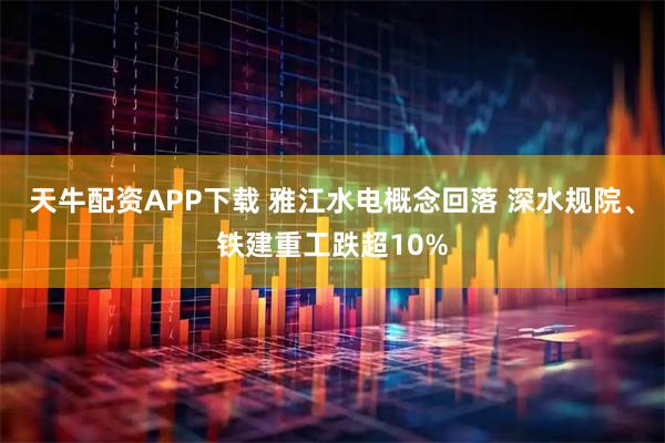 天牛配资APP下载 雅江水电概念回落 深水规院、铁建重工跌超10%