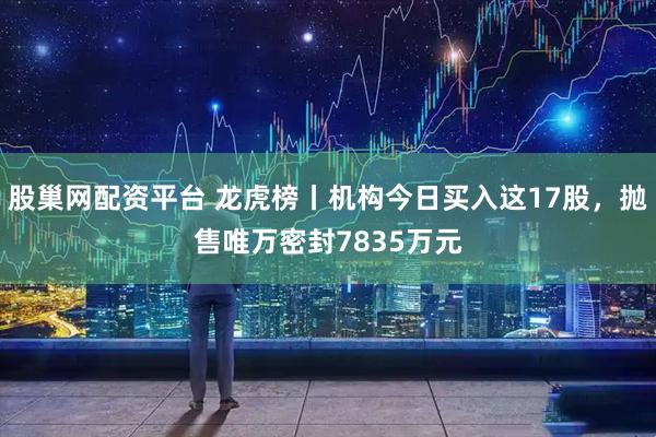 股巢网配资平台 龙虎榜丨机构今日买入这17股，抛售唯万密封7835万元